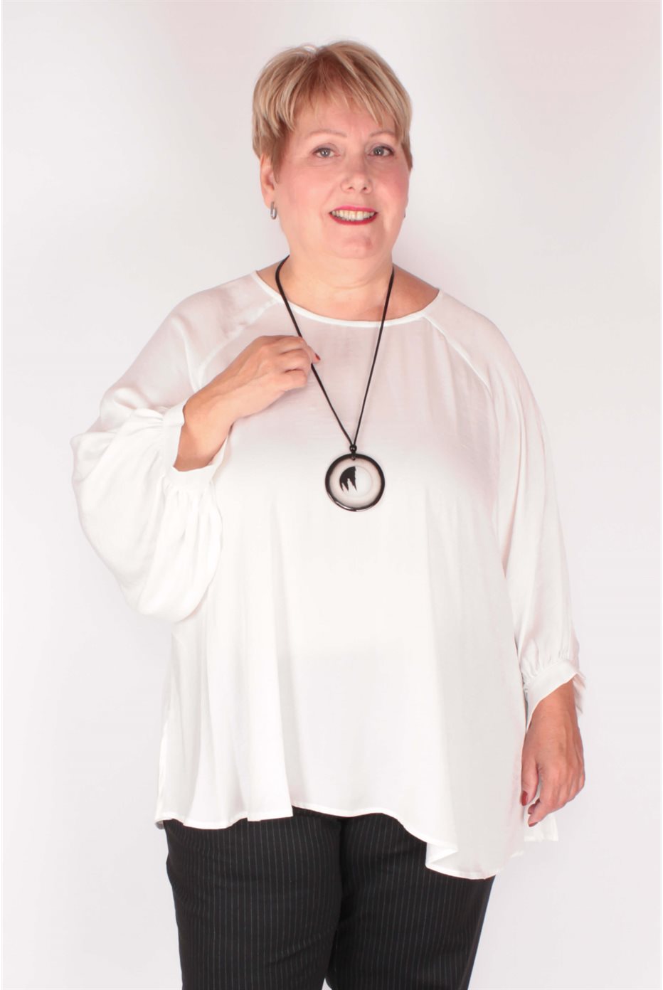 Blouse Mat Fashion Ecru Blouse Mat Fashion Ecru